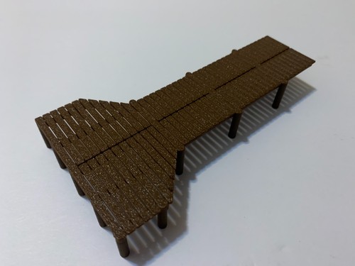 Scale boat dock - (1),