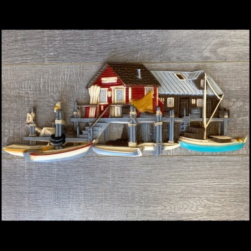 Vtg fishing wharf boat - vtg,
