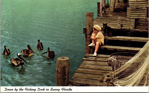 Down fishing dock - down, sunny